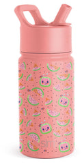 Simple Modern CoComelon Kids Water Bottle with Straw Lid | Insulated Stainless Steel Reusable Tumbler for Toddlers, Girls | Summit Collection | 14oz, CoComelon Pink Melon - ZBDD