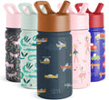Simple Modern Summit Water Bottle Straw Lid Vacuum Insulated Stainless Steel Bottle | 14 fl oz - 4SRN