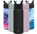 Simple Modern Summit Water Bottle Straw Lid Vacuum Insulated Stainless Steel Bottle | 18 fl oz - 9HG9