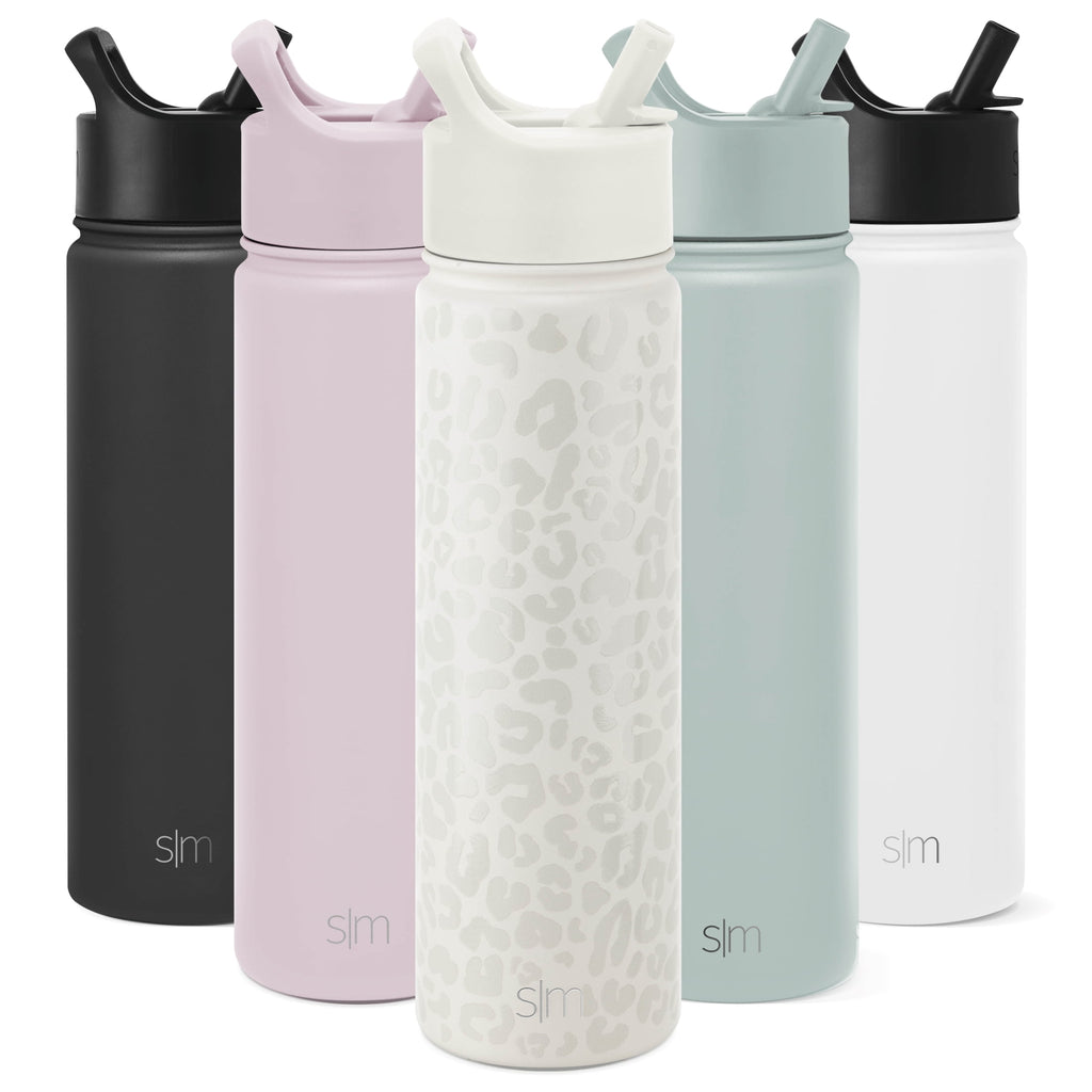 Simple Modern Summit Water Bottle Straw Lid Vacuum Insulated Stainless Steel Bottle | 22 fl oz - GYDZ