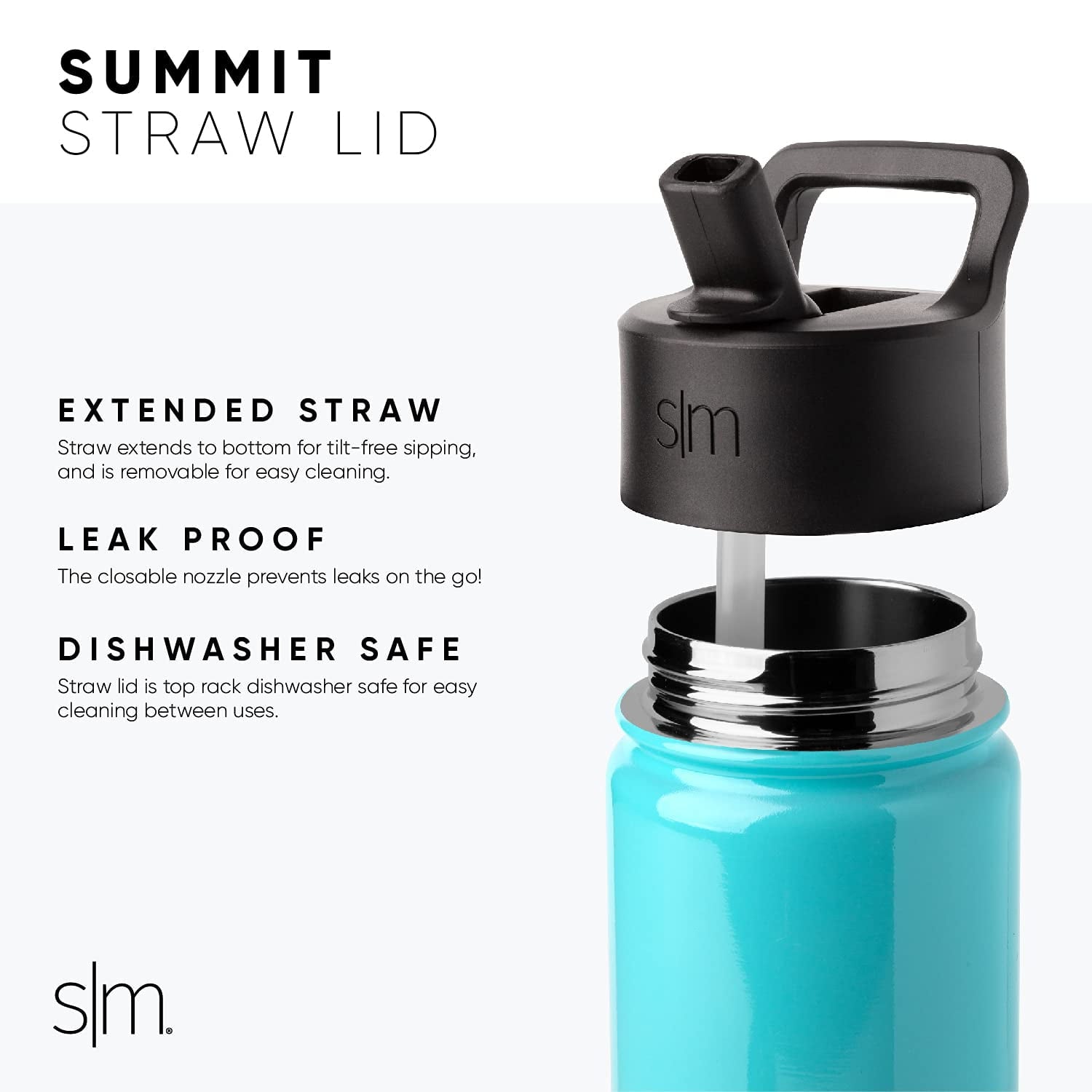 Simple Modern Blippi Kids Water Bottle with Straw Lid | Insulated Stainless Steel Reusable Tumbler for Toddlers, Girls | Summit Collection | 14oz, Blippi Space - CZ9K
